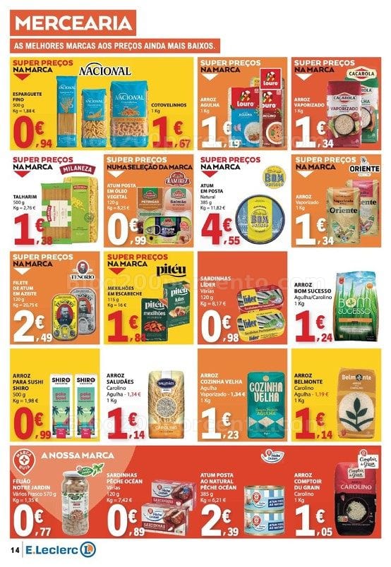 Antevisão Folheto E-LECLERC Promoções de 23 a 29 julho